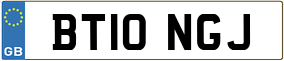 Truck License Plate